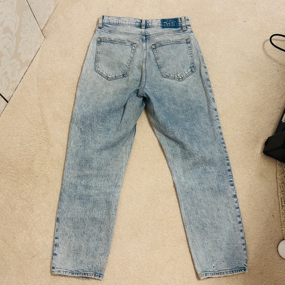 Abercrombie Curve Love Ultra High Rise High Waisted 90s Straight Jeans SZ 29 - Picture 4 of 9